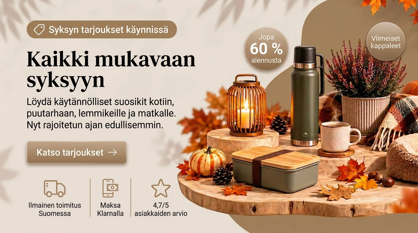 Norvin syystarjoukset: kaikki mukavaan syksyyn. Katso tarjoukset.